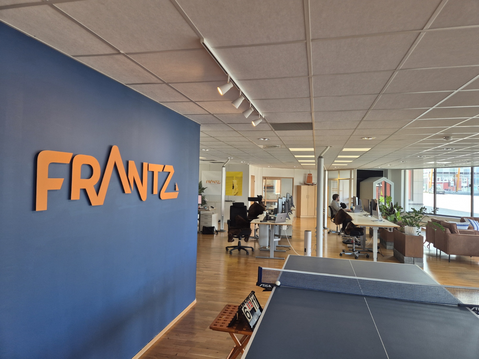 The Frantz office in Bod&oslash;